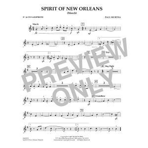 Spirit Of New Orleans (March) - Eb Alto Saxophone